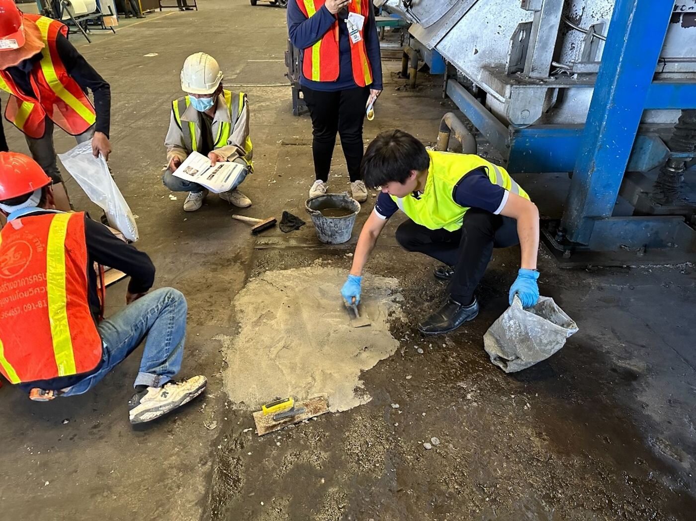 Slab Repair Industrial Floor